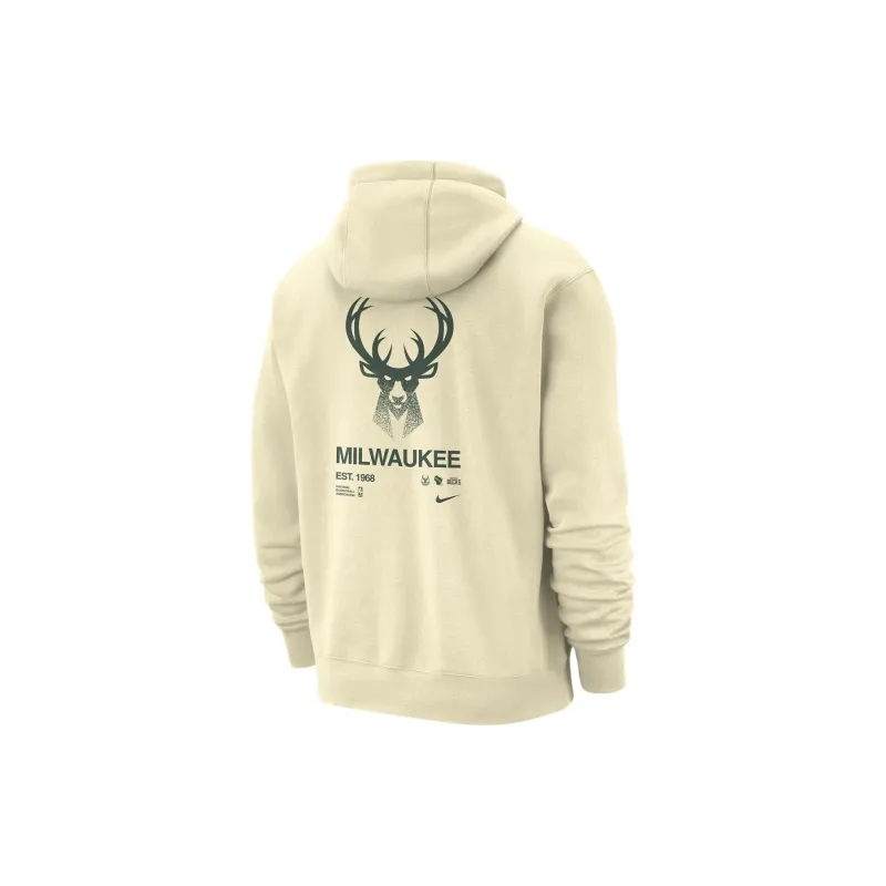 Nike Milwaukee Bucks Club Courtside Men's Nike Nba Pullover Hoodie-1