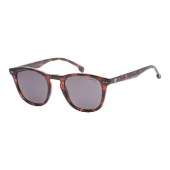 CARRERA Plastic Round Sunglasses Unisex Havana Color