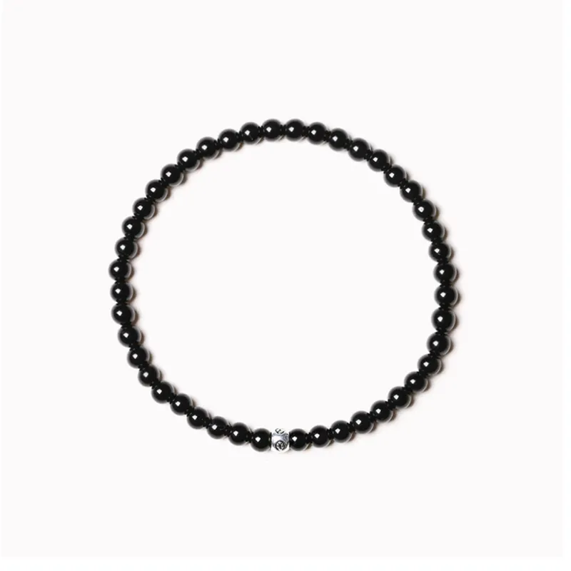 MARY WINDSOR Obsidian Bracelets Unisex-1