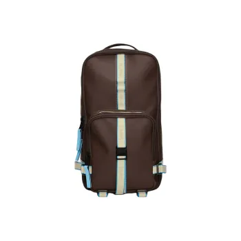Rains Polyester Backpack Men's Dark Brown