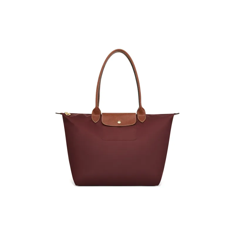 LONGCHAMP Le Pliage Recycled Canvas Canvas Bag One Shoulder Handbag Women's Tan-0