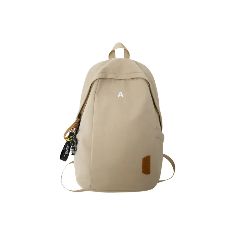 Parker Bear Nylon Backpack Unisex Black/White/Khaki/Blue-7