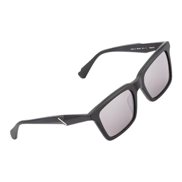 Yohji Yamamoto Plate Frame Rectangular Sunglasses Unisex Black-1