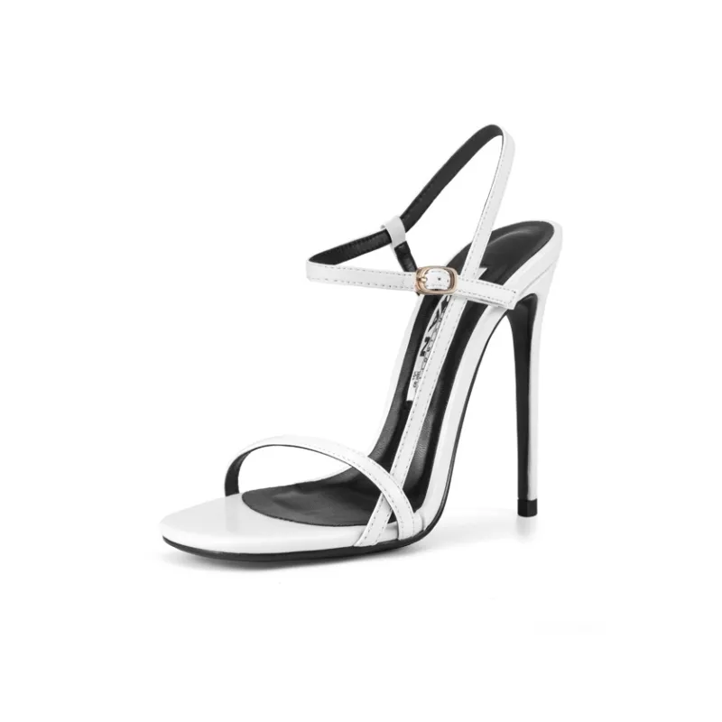 Ganxiaojie Strap Sandals Women's White-6