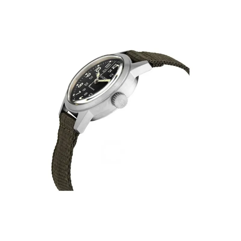 BULOVA Wrist Watch Automatic Mechanical Movement Nylon Strap 38mm Black Dial Men's Watches-2