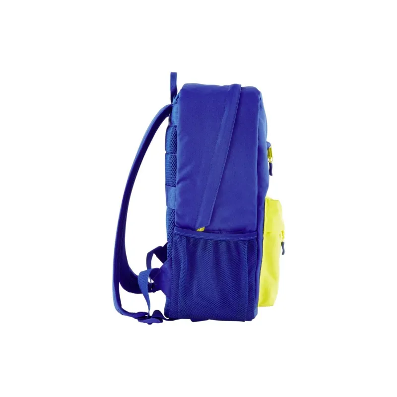 HP HUIPU Polyester Backpack Unisex Blue With Lemon Accents-3