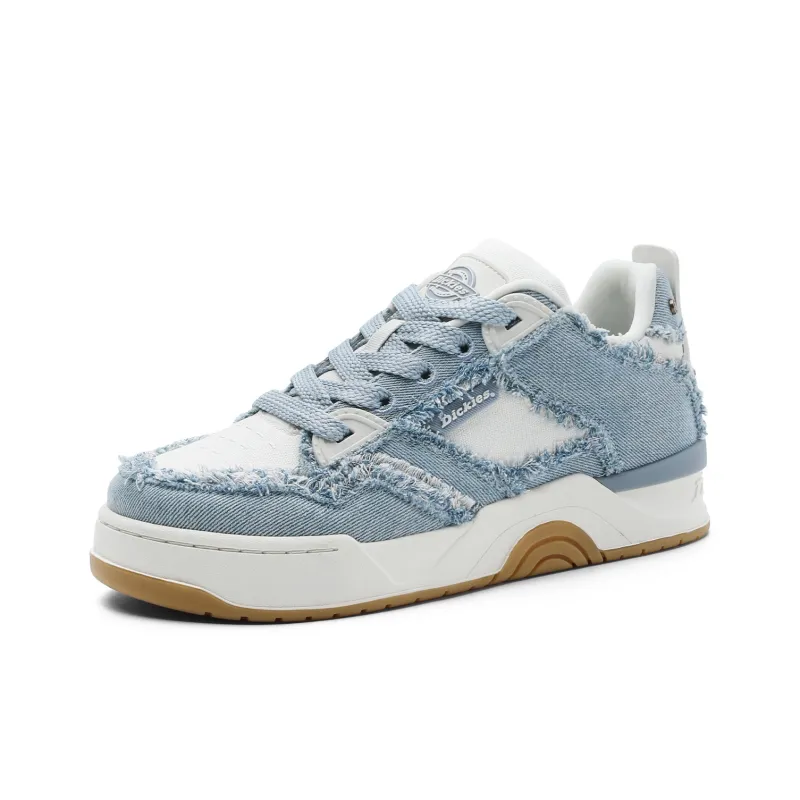 Dickies Low Top Skateboard Shoes Men's White Blue-1