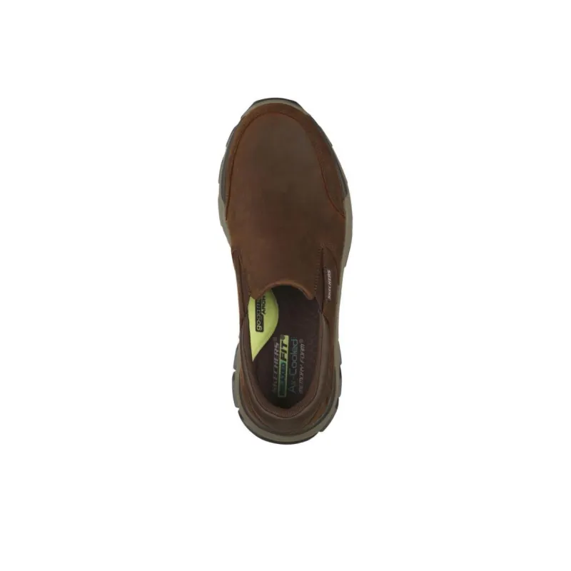 Skechers Respected Anti-Slip Wear-Resistant Low-Top Casual Shoes Men's Brown-3