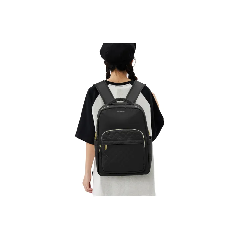 JEANSWEST Fabric Laptop Backpack Regular Unisex Multicolor-6