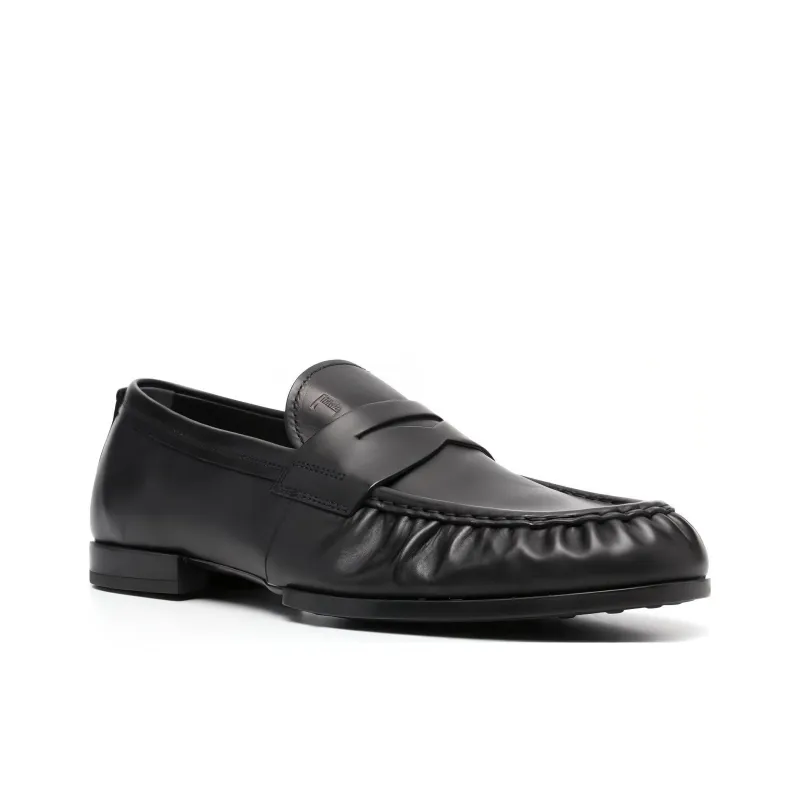 TOD'S Round-Toe Slip-On Loafers-1