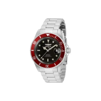 INVICTA Wrist Watch Automatic Mechanical Movement Stainless Steel Strap 40mm Black Dial Men's Watches