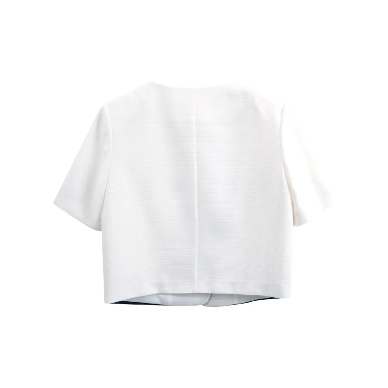 Olrain Jackets Coats Women's Coconut Milk White-1