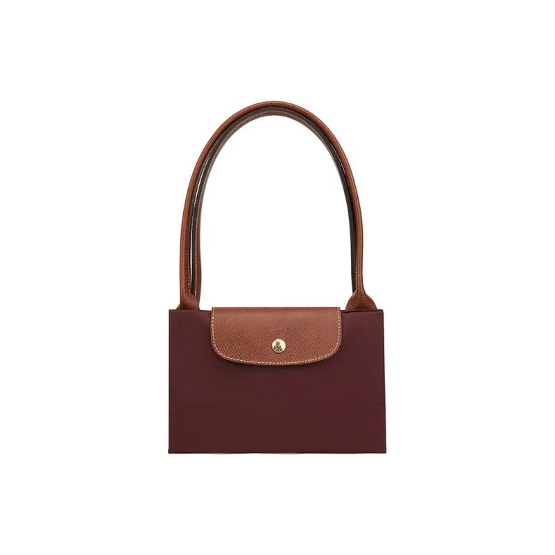 LONGCHAMP Le Pliage Recycled Canvas Canvas Bag One Shoulder Handbag Women's Tan-4