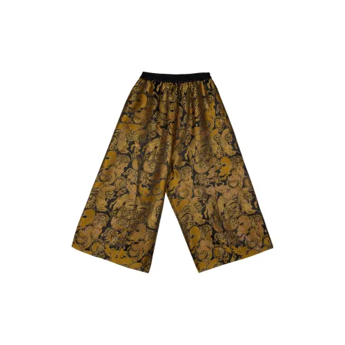 TCH Casual Pants Women's Black Base With Gold Logo