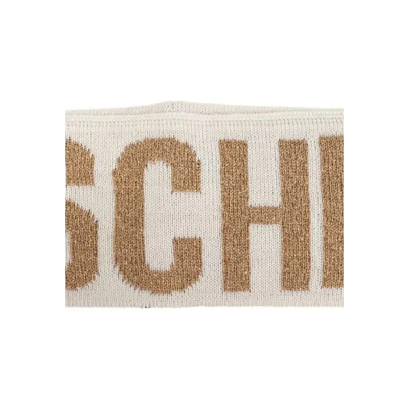 MOSCHINO Logo Intarsia Knitted Headband-2