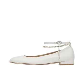Stuart Weitzman/SW Natalie Casual Single Shoes Women's White