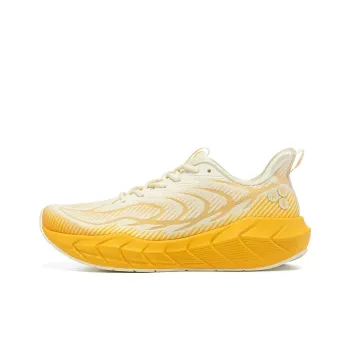 BMAI Expeditioner 5.0 Mid Top BoomFly Technology Marathon Running Shoes Men's Beige Yellow
