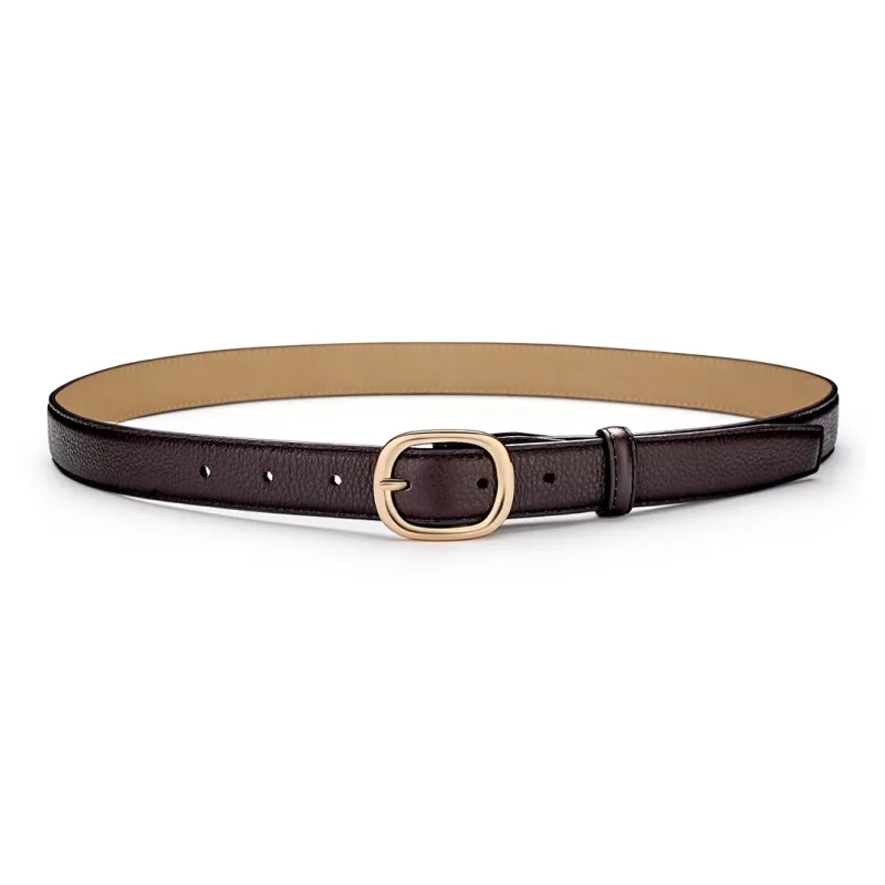 WilliamPOLO Cow Leather Leather Belts Women's Width 2.8CM-2