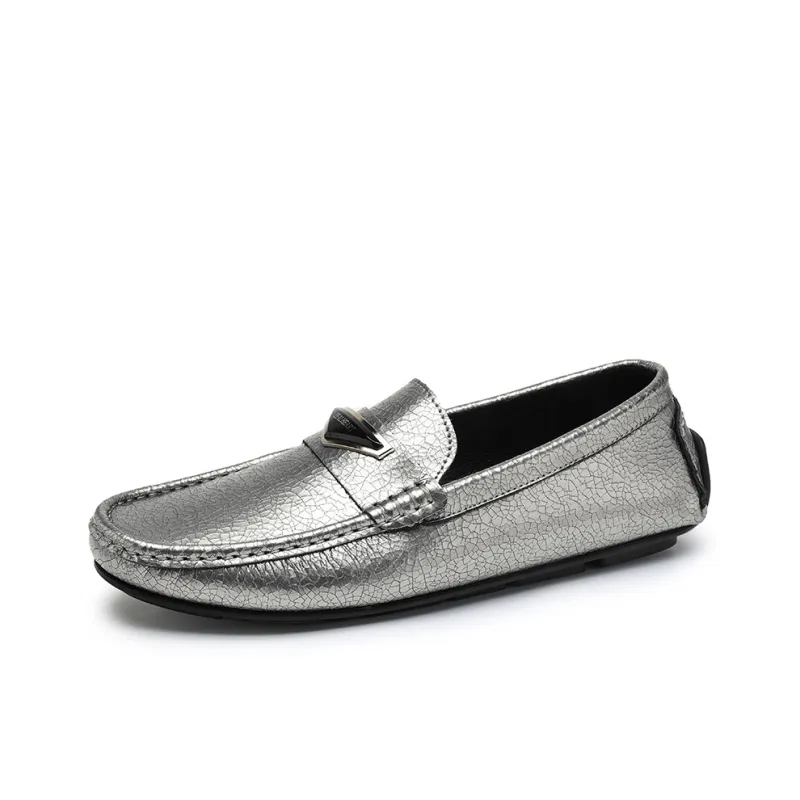 KUPE Gommino Loafers Men Black/Silver-4