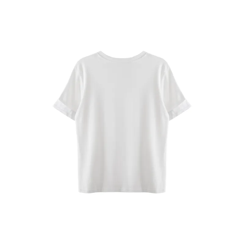 Olrain T Shirts Women's Ecru-1