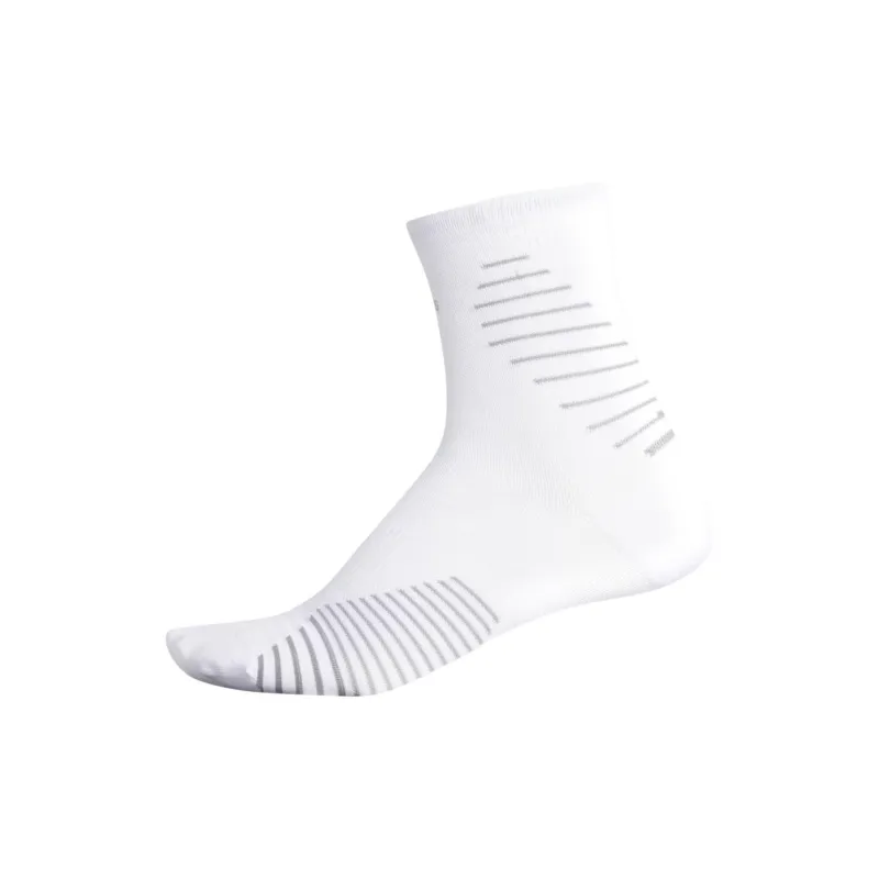 Adidas Running Mid-Crew Socks Mid-Calf Socks Unisex 1 Pack White-0