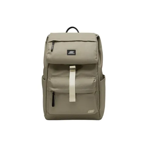 skechers Foam Polyester Backpack Medium Size Unisex Olive Green