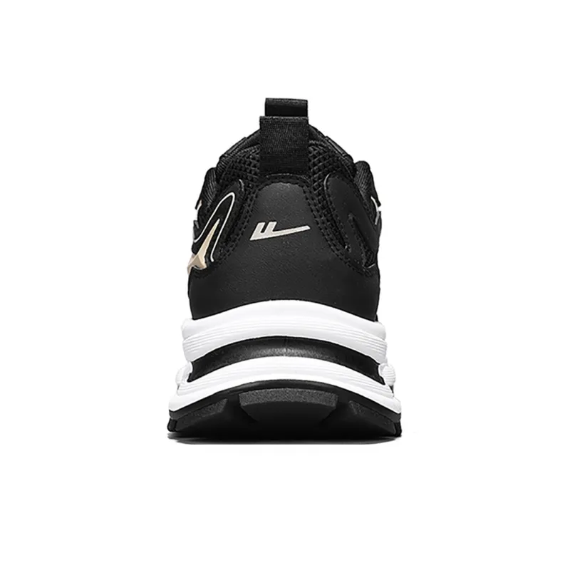 WARRIOR Chunky Sneakers Men Low Top Black/Gold-3
