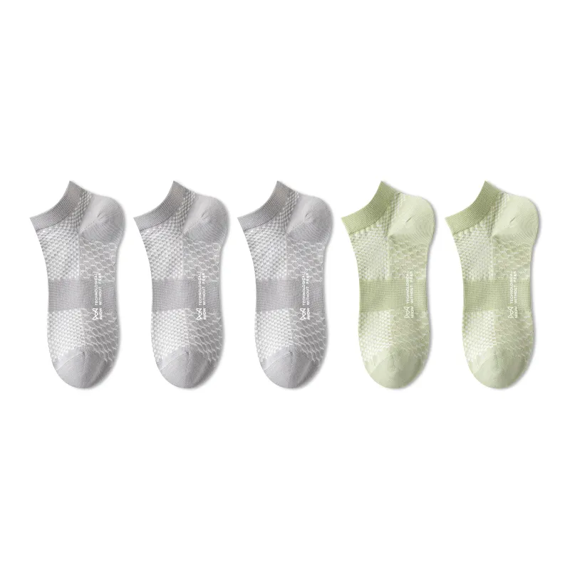 MIIOW Cool One Summer Series Ankle Socks Men's 5 Pack-11
