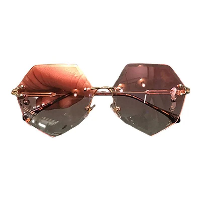 Cranta Komeia Alloy Irregular Shape Sunglasses Women's-2