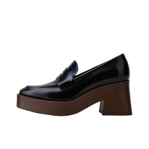 TOD'S Leather 75mm Platform Loafers