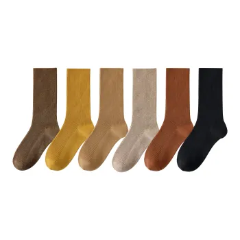 Caramella Mid Calf Socks Women's 6 Pack