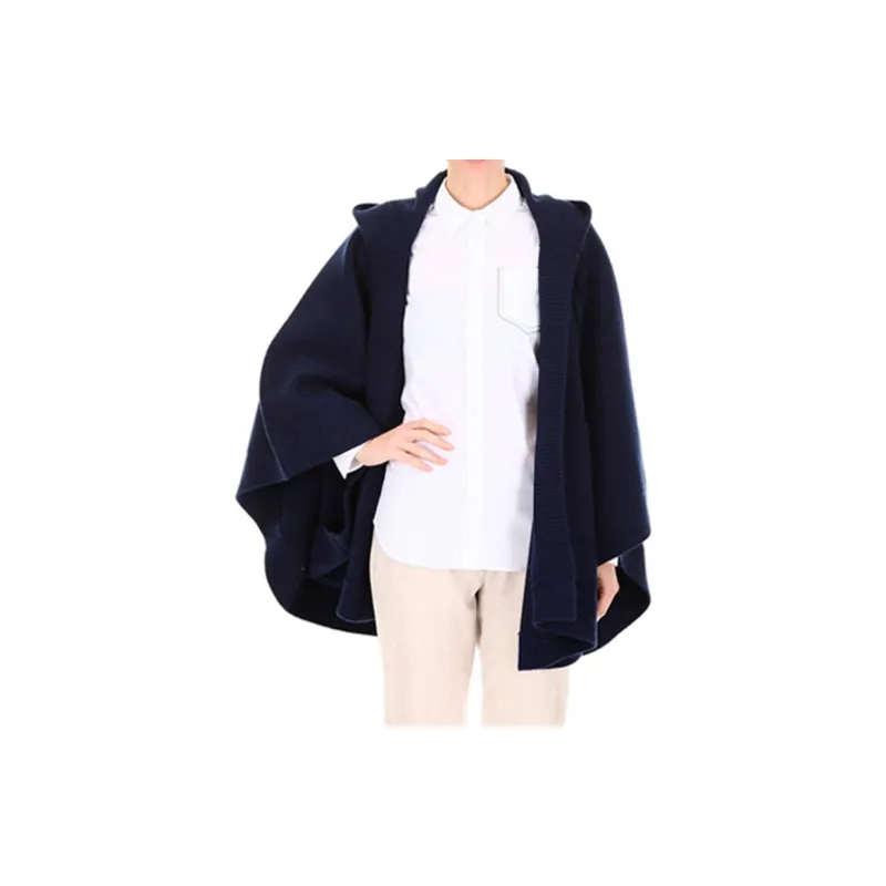 Burberry Shawls Women's Navy Blue-2