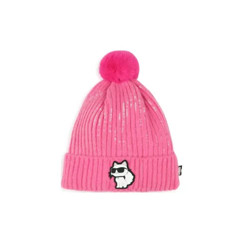 KARL LAGERFELD / Karl Lagerfeld Jeans Sequinned Pompom Beanie