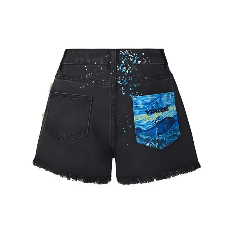 13 DEMARZO Denim Shorts Women's-5