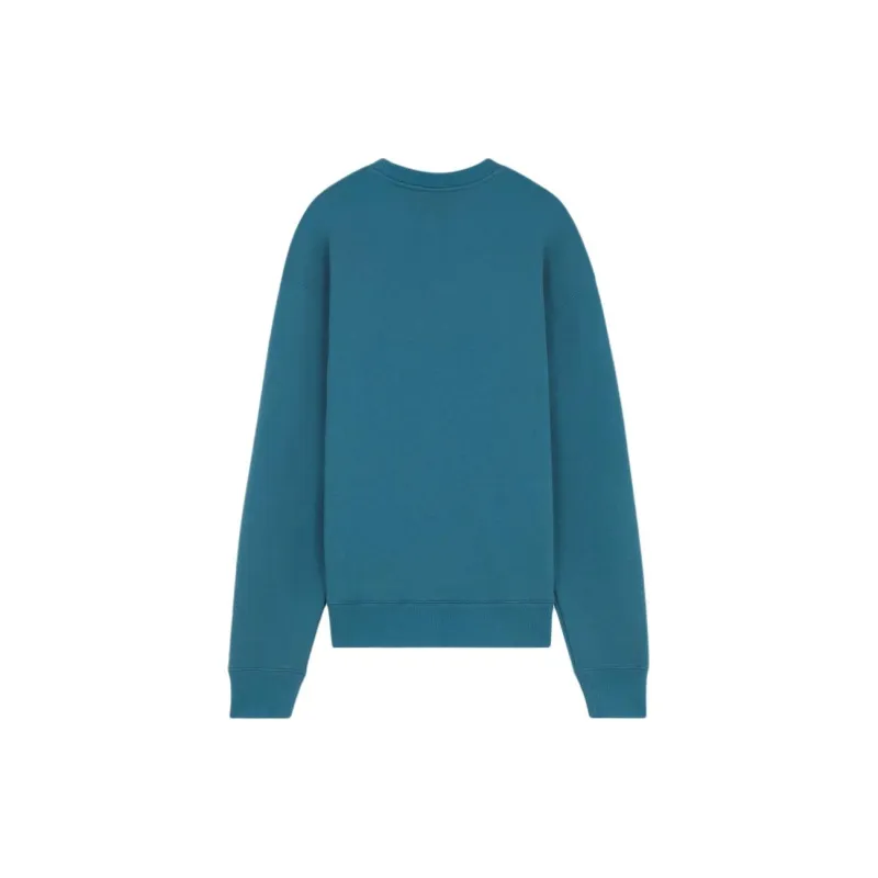 Maison Kitsune Fox Head Patch Crewneck Sweatshirt-1