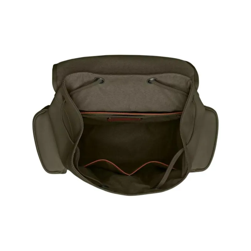 COACH Hitch Premium Calfskin Backpack Large Size Men's Army Green-4