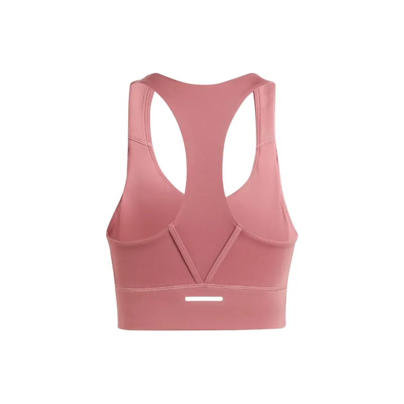 Adidas Gym Run Pocket Medium-Support Bra Sports Underwear Women's Deep Red-1