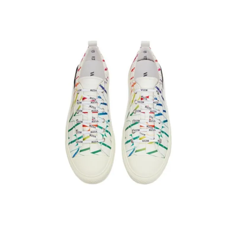 Valentino Giggies Low 'VLTN Times Allover Print   White Multi'-4