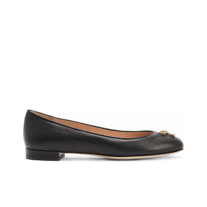 Giuseppe Zanotti Riziana Leather Ballerina Shoes Women's-1