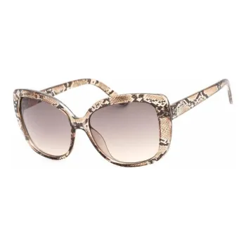 GUESS Resin Butterfly Sunglasses Women's Tan