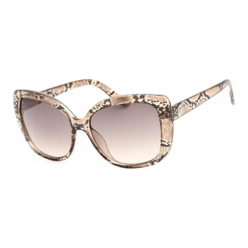 GUESS Resin Butterfly Sunglasses Women's Tan-0