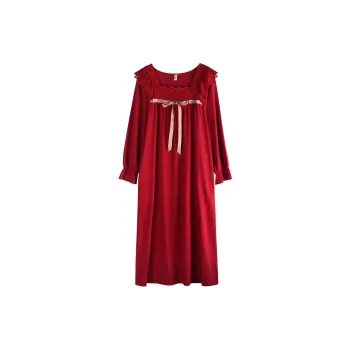 Xuan Liang Nightgown Women's Maroon