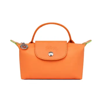 LONGCHAMP Le Pliage Green Canvas Dumpling Bag Handbags Small Size Women's Sand