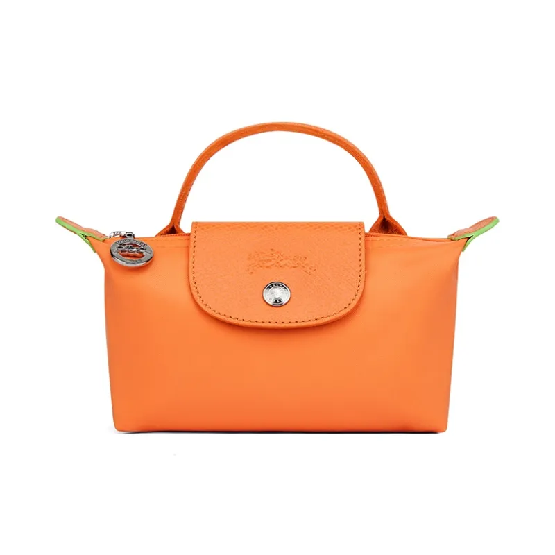 LONGCHAMP Le Pliage Green Canvas Dumpling Bag Handbags Small Size Women's Sand-0