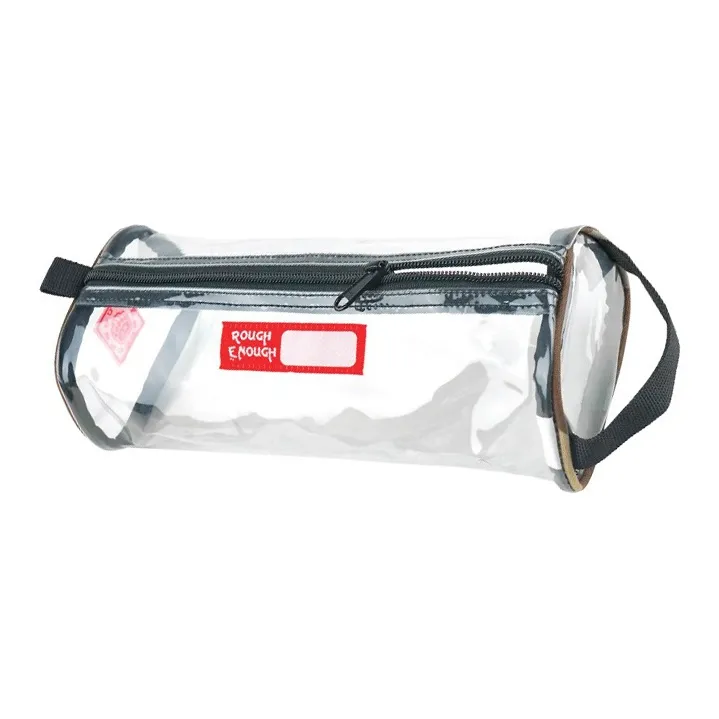Rough Enough PVC Toiletry Bag Unisex Transparent-0