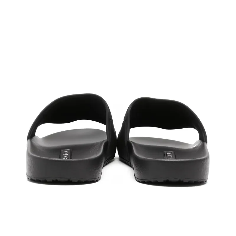PRADA Quiet Slide Slippers Men's Black-4