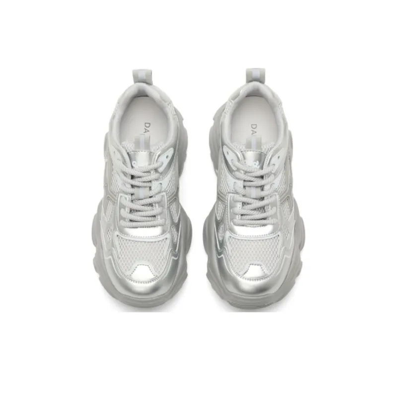 DAPHNE Cushioning, Slip Resistant, And Abrasion Resistant Low Top Chunky Sneakers Women's-14