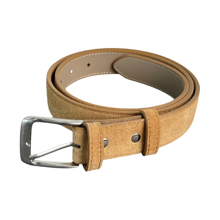 Emperor Penguin Korean Style Velvet Faux Suede Belt With Casual Pants And Cardigan Coat Leather Belts Unisex 2.8cm-3