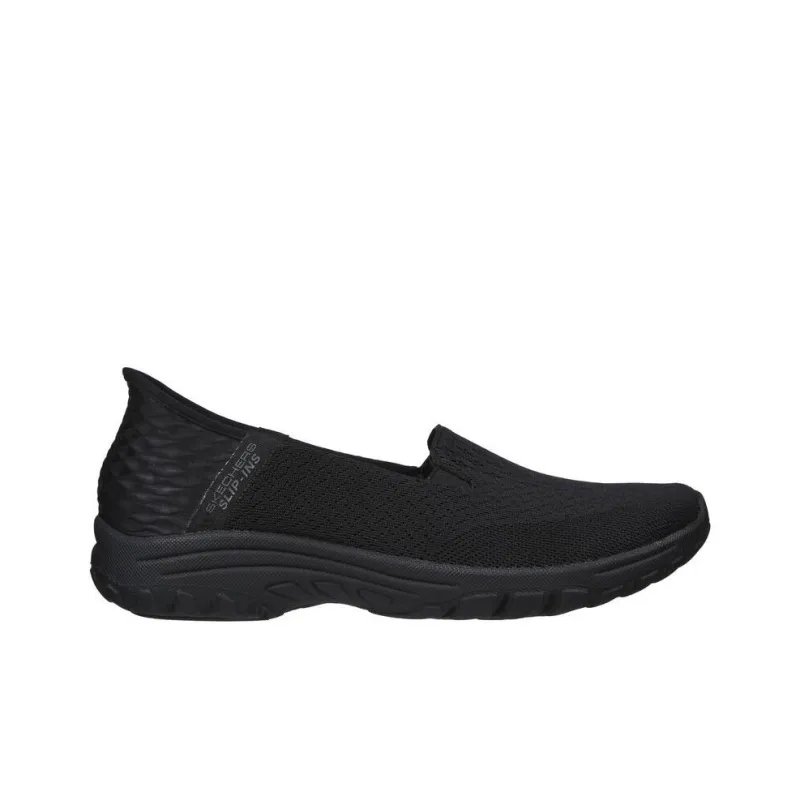 Skechers Reggae Fest Anti Slip Wear Resistant Low Top Casual Shoes Women's Black-1