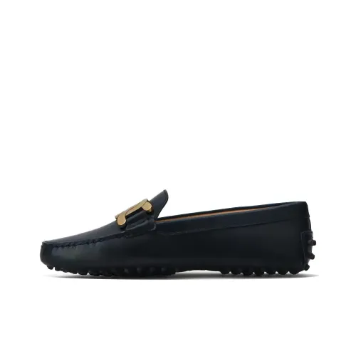 TOD'S Plaque-detail Moccasin Loafers